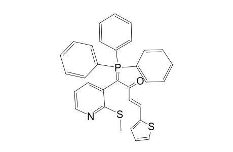 1-[2'-(Methylthio)pyridin-3'-yl]-1-(triphenylphospino)-4-(2"-thienyl)but-3-en-2-one