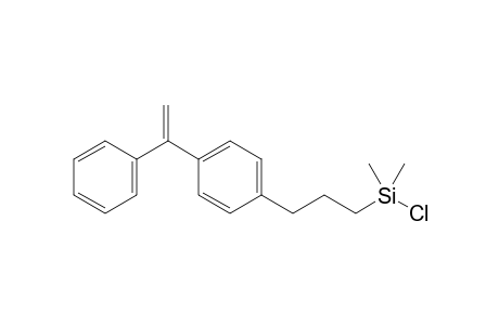 Chlorodimethyl{3-[4-(1-phenylvinyl)phenyl]propyl}silane