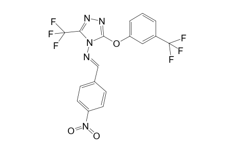 3-(trifluoromethyl)-4-(4-nitrobenzimido)-5-[3-(trifluoromethyl)phenoxy]-1,2,4-triazole