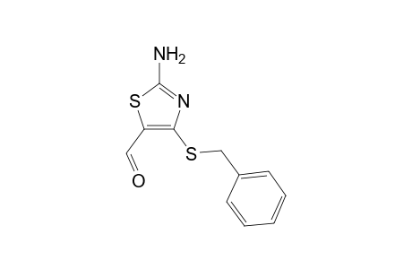 5-Thiazolecarboxaldehyde, 2-amino-4-[(phenylmethyl)thio]-