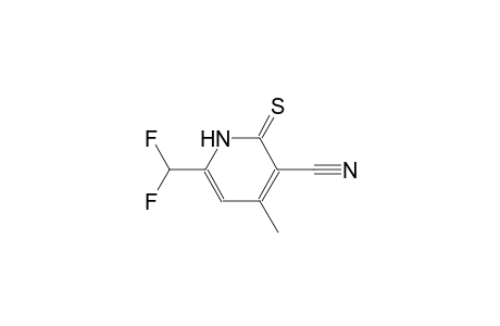 6-(difluoromethyl)-4-methyl-2-thioxo-1,2-dihydro-3-pyridinecarbonitrile