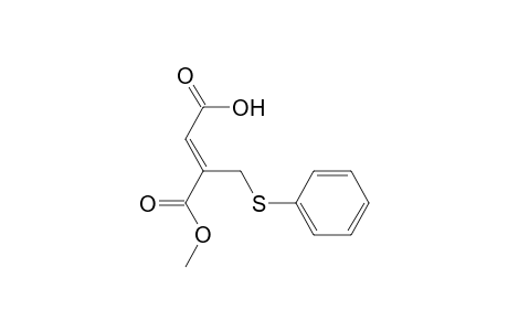 2-Butenedioic acid, 2-[(phenylthio)methyl]-, 1-methyl ester, (Z)-
