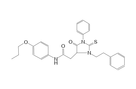 4-imidazolidineacetamide, 5-oxo-1-phenyl-3-(2-phenylethyl)-N-(4-propoxyphenyl)-2-thioxo-