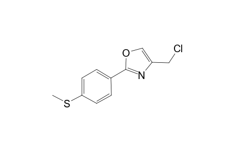4-(chloromethyl)-2-(4-(methylthio)phenyl)oxazole