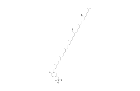 sodium [3-[(2E,6E,10E,14E,18Z,22E,26E)-3,7,11,15,23,27,31-heptamethyl-19-methylol-dotriaconta-2,6,10,14,18,22,26,30-octaenyl]-4-hydroxy-phenyl] sulfate