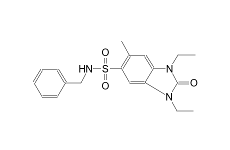 N-benzyl-1,3-diethyl-6-methyl-2-oxo-2,3-dihydro-1H-benzimidazole-5-sulfonamide