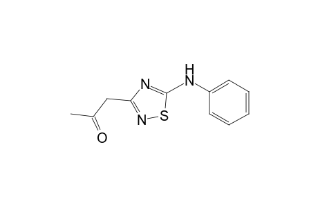 2-Propanone, 1-[5-(phenylamino)-1,2,4-thiadiazol-3-yl]-