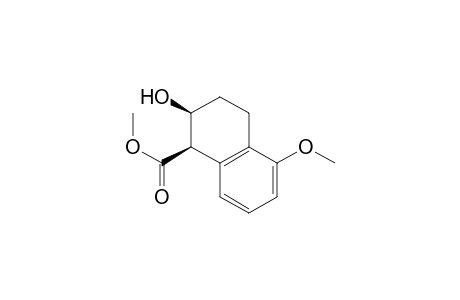 1-Naphthalenecarboxylic acid, 1,2,3,4-tetrahydro-2-hydroxy-5-methoxy-, methyl ester, (1R-cis)-