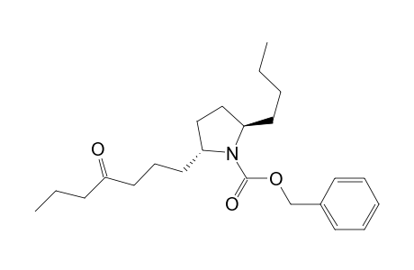 (2R,5R)-2-butyl-5-(4-ketoheptyl)pyrrolidine-1-carboxylic acid benzyl ester