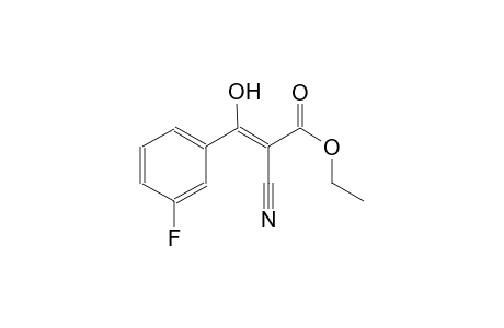ethyl (2Z)-2-cyano-3-(3-fluorophenyl)-3-hydroxy-2-propenoate
