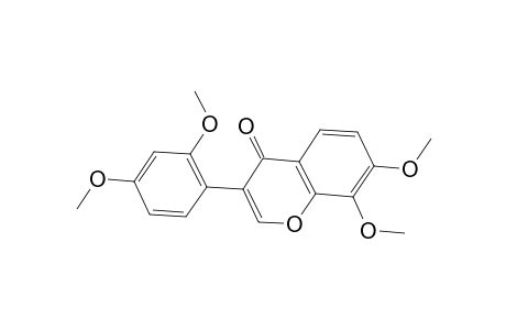 4H-1-Benzopyran-4-one, 3-(2,4-dimethoxyphenyl)-7,8-dimethoxy-