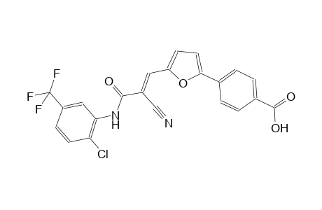4-(5-{(1E)-3-[2-chloro-5-(trifluoromethyl)anilino]-2-cyano-3-oxo-1-propenyl}-2-furyl)benzoic acid