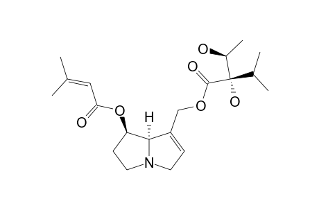 SYMVIRIDINE;7-SENECIOYL-9-(-)-VIRIDIFLORYLRETRONECINE