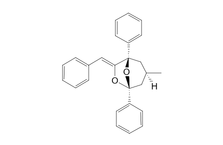 3-METHYL-1,5-DIPHENYL-7-[(Z)-PHENYLMETHYLIDENE]-6,8-DIOXABICYCLO-[3.2.1]-OCTANE