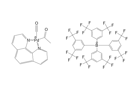 (1,10-PHENANTHROLINE)PD(C(O)ME)(CO)+((CF3)2C6H3)4B-