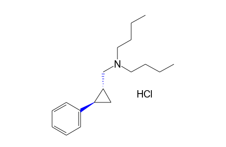 trans-N-[(2-Phenyl-1-cyclopropyl)methyl]dibutylamine, hydrochloride