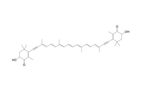 .beta.,.beta.-Carotene-4,4'-dione, 7,7',8,8'-tetradehydro-3,3'-dihydroxy-