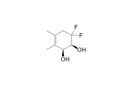 (1S*,2S*)-6,6-Difluoro-3,4-dimethyl-cyclohex-3-ene-1,2-diol