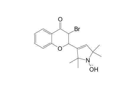 3-Bromo-2-(1-oxyl-2,5-dihydro-2,2,5,5-tetramethyl-1H-pyrrol-3-yl)chroman-4-one radical