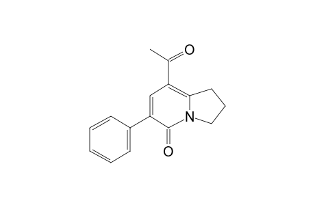 8-Acetyl-6-phenyl-2,3-dihydroindolizin-5(1H)-one