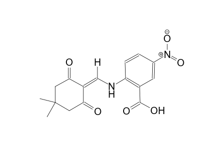2-{[(4,4-dimethyl-2,6-dioxocyclohexylidene)methyl]amino}-5-nitrobenzoic acid