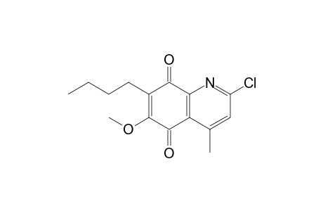 2-Chloro-6-methoxy-7-butyl-4-methyl-5,8-quinolinedione