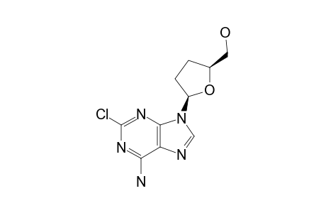 2-CHLORO-9-(2,3-DIDEOXY-BETA-L-GLYCERO-PENTOFURANOSYL)-ADENINE