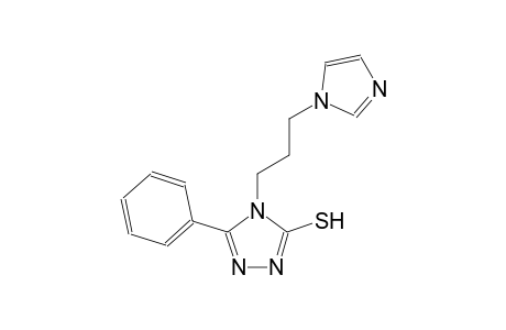 4H-1,2,4-triazole-3-thiol, 4-[3-(1H-imidazol-1-yl)propyl]-5-phenyl-