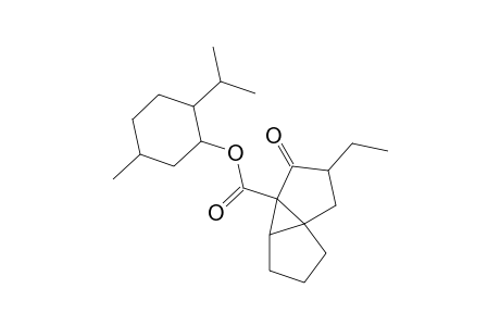 l-Menthyl 3-ethyl-4-oxotricyclo(4.3.0.0(1,))nonane-5-carboxylate