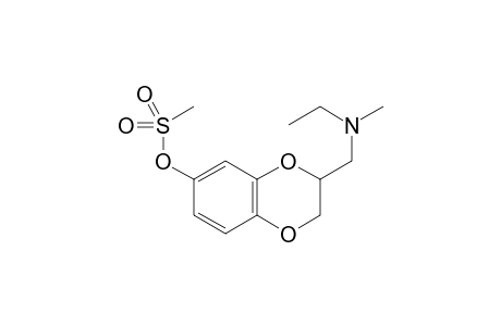 3-{[Ethyl(methyl)amino]methyl}-2,3-dihydro-1,4-benzodioxin-6-yl Methanesulfonate
