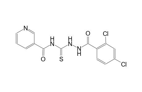 N-{[2-(2,4-dichlorobenzoyl)hydrazino]carbothioyl}nicotinamide