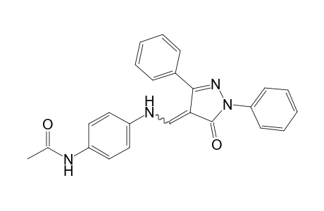 4'-{[(1,3-diphenyl-5-oxo-2-pyrazolin-4-ylidene)methyl]amino]acetanilide