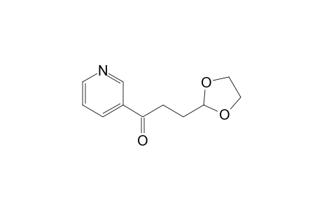3-(1,3-dioxolan-2-yl)-1-(3-pyridinyl)-1-propanone