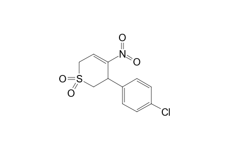 3-(4-Chlorophenyl)-4-nitro-3,6-dihydro-2H-thiopyran 1,1-dioxide