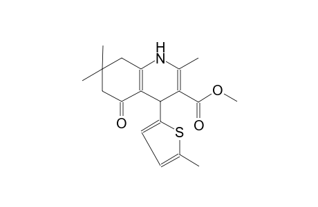 methyl 2,7,7-trimethyl-4-(5-methyl-2-thienyl)-5-oxo-1,4,5,6,7,8-hexahydro-3-quinolinecarboxylate