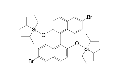 1,1'-Bi(6-bromo-2-triisopropylsilyloxynaphthalene)
