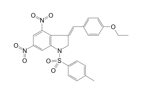 3H-Indole, 3-[(4-ethoxyphenyl)methylidene]-1,2-dihydro-1-[(4-methylphenyl)sulfonyl]-4,6-dinitro-