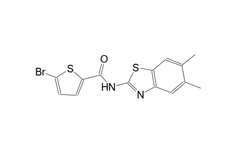 5-bromo-N-(5,6-dimethyl-1,3-benzothiazol-2-yl)-2-thiophenecarboxamide