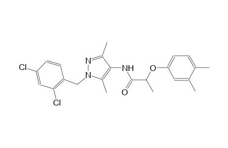 N-[1-(2,4-dichlorobenzyl)-3,5-dimethyl-1H-pyrazol-4-yl]-2-(3,4-dimethylphenoxy)propanamide