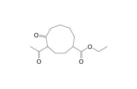 Ethyl 4-acetyl-5-oxocyclononanecarboxylate