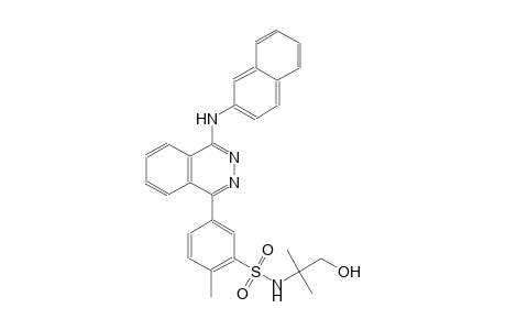 N-(2-hydroxy-1,1-dimethylethyl)-2-methyl-5-[4-(2-naphthylamino)-1-phthalazinyl]benzenesulfonamide