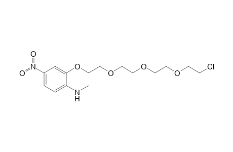 N-Methylamino-4-nitro-2-(12-chloro-1,4,7,10-tetraoxadodecyl)benzene