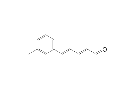 (2E,4E)-5-m-Tolylpenta-2,4-dienal