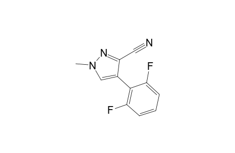 4-(2,6-difluorophenyl)-1-methyl-3-pyrazolecarbonitrile