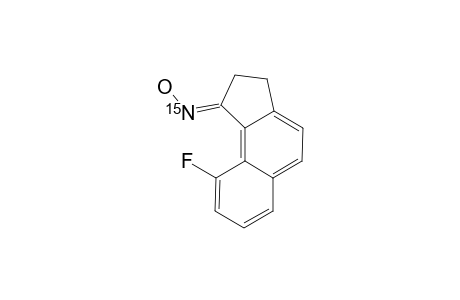 N-(15)-9-FLUORO-2,3-DIHYDRO-1H-BENZ-[F]-INDEN-1-ONE-OXIME