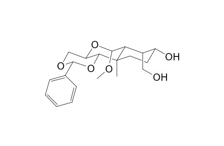 11-Hydroxymethyl-9-methoxy-1-methyl-4-phenyl-3,5,8-trioxatricyclo[8.4.0.0(2,7)]tetradecan-1ol