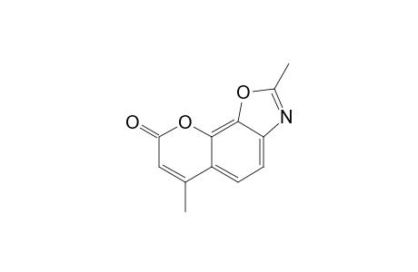 2,6-Dimethyl-8H-pyrano[3,2-g]benzoxazol-8-one