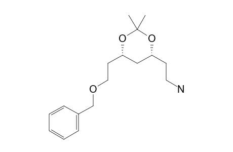 2-[(4R,6S)-6-[2-(BENZYLOXY)-ETHYL]-2,2-DIMETHYL-1,3-DIOXAN-4-YL]-ETHANAMINE