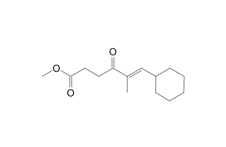 Methyl (E)-6-cyclohexyl-5-methyl-4-oxohex-5-enoate