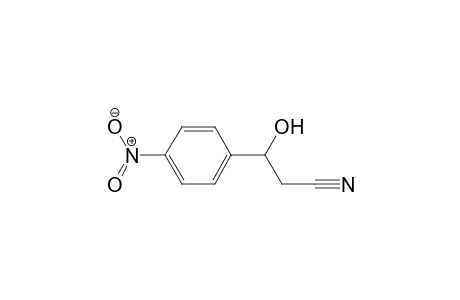 .beta.-Hydroxy-4-nitrobenzenepropanenitrile